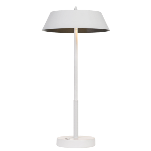 Telbix Allure 7W Led Table Lamp White Silver