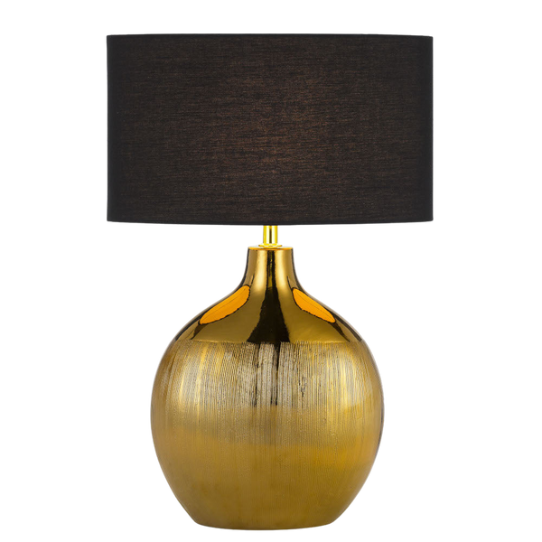 Telbix Ancora Ceramic Table Lamp Gold