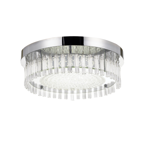Telbix Andela Round 30W Led Oyster Chrome