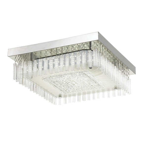 Telbix Andela Square 30W Led Oyster Chrome