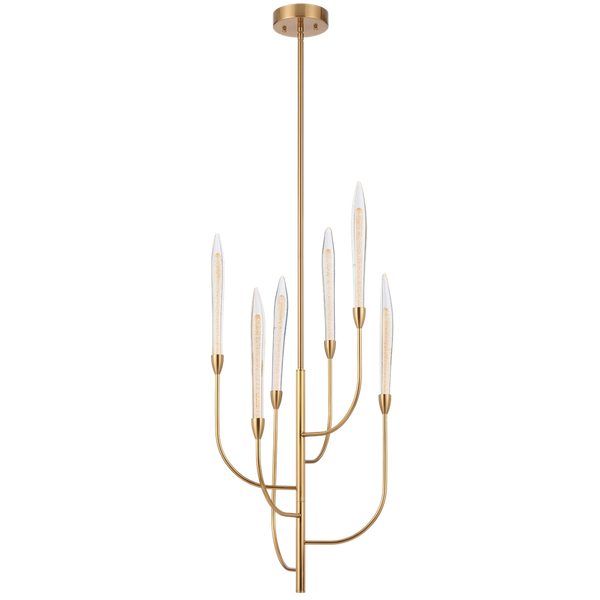 Telbix Archer 6 Light Pendant Antique Gold