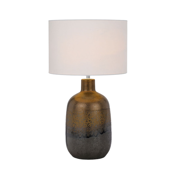 Telbix Arthur Ceramic Table Lamp Rust