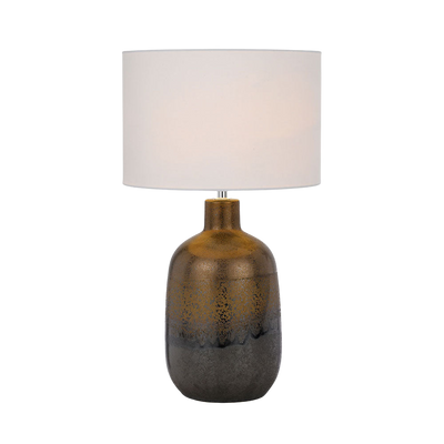 Telbix Arthur Ceramic Table Lamp Rust