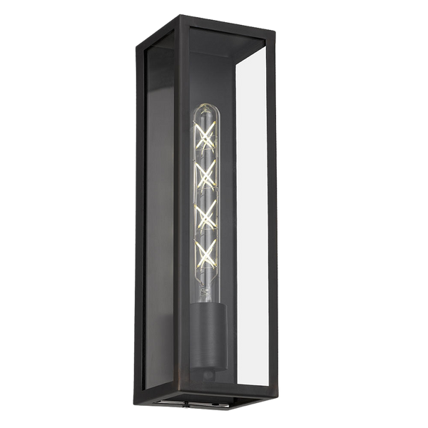 Telbix Arzano 35 Solid Brass Wall Light Black