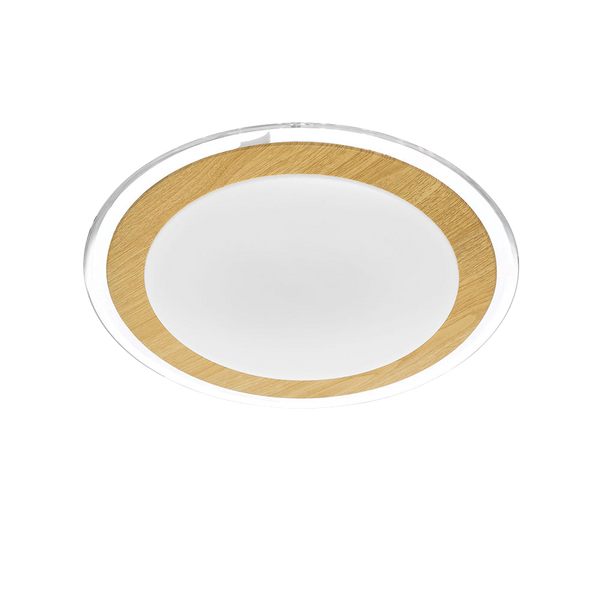 Telbix Astrid 33 18W Led Oyster Nondim Oak