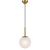 Telbix Bally 8 Pendant Antique Gold Alabastro