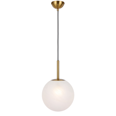 Telbix Bally 10 Pendant Antique Gold Alabastro
