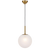 Telbix Bally 10 Pendant Antique Gold Alabastro