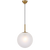 Telbix Bally 12 Pendant Antique Gold Alabastro