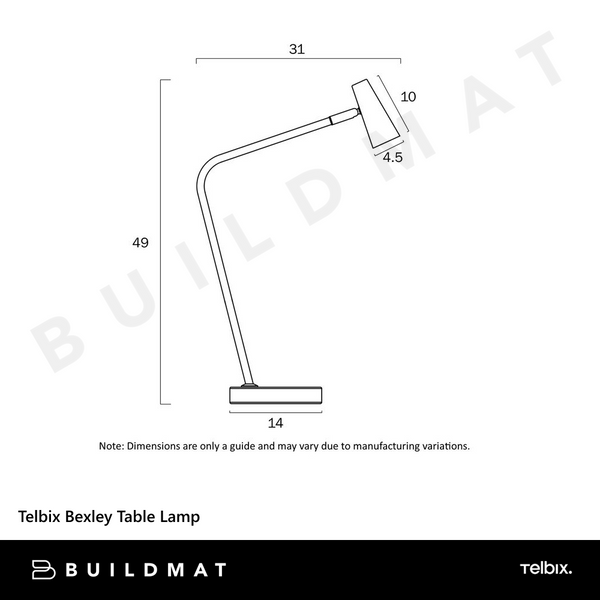 Telbix Bexley Table Lamp Green