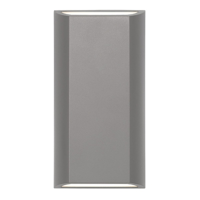 Telbix Bloc Led 2x4W Up Down Wall Light Silver