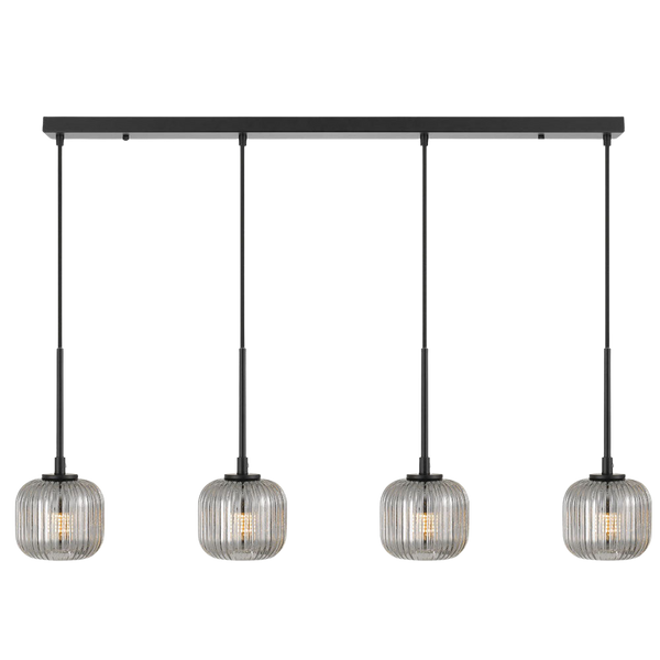 Telbix Bobo 4 Pendant Black Smoke