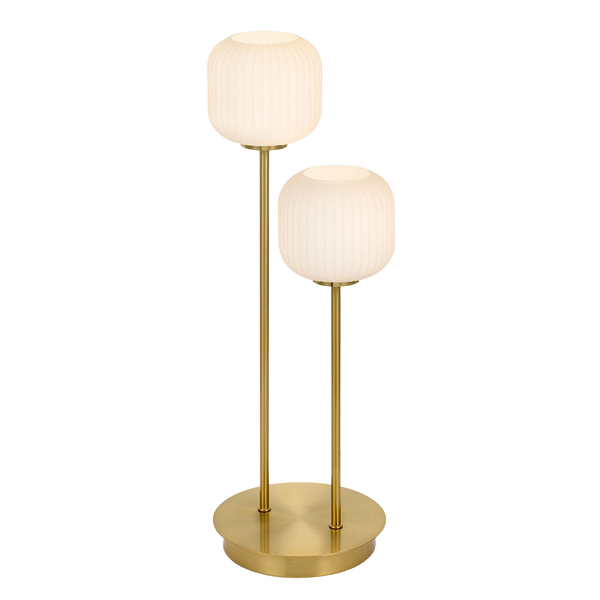Telbix Bobo 2 Lights Table Lamp Antique Gold