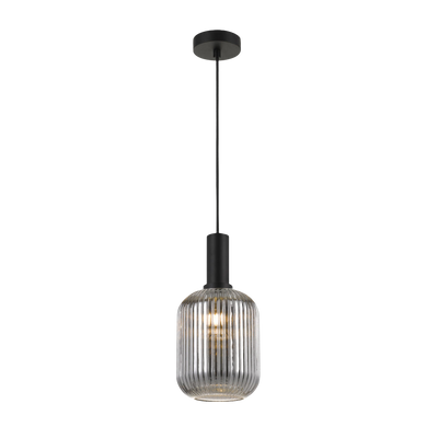 Telbix Bonura 14 Pendant Black Smoke