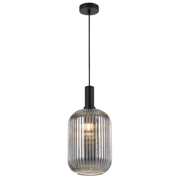 Telbix Bonura 20 Pendant Black Smoke