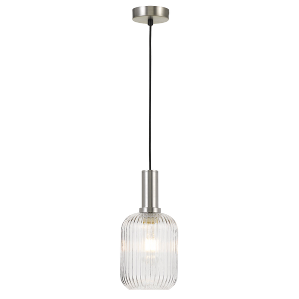 Telbix Bonura 20 Pendant Nickel Clear