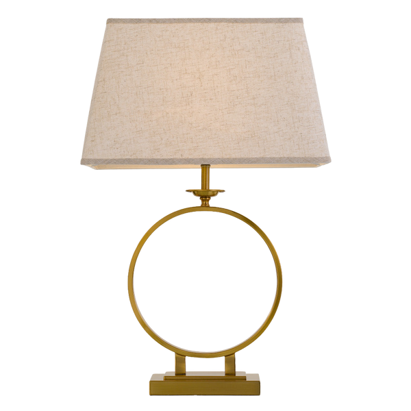 Telbix Brena Table Lamp Aged Gold Cream