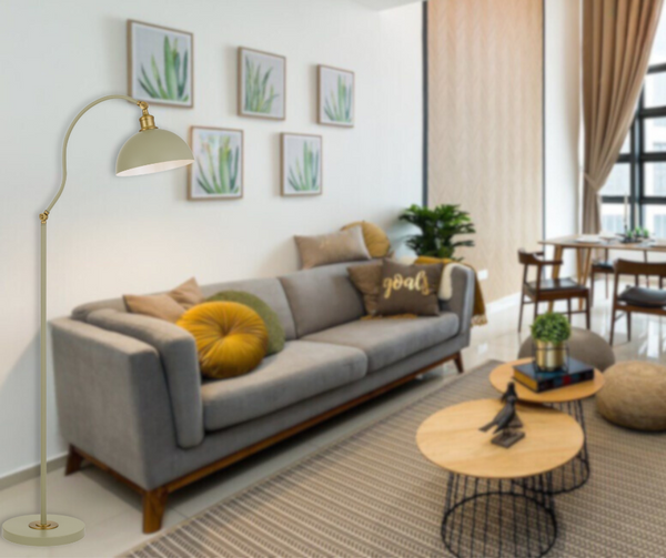 Telbix Brevik Floor Lamp Green