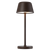 Telbix Briana Rechargeable Table Lamp Brown