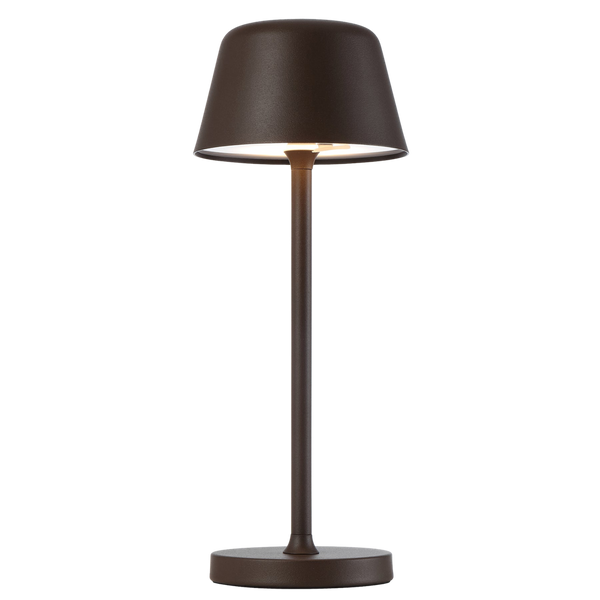 Telbix Briana Rechargeable Table Lamp Brown