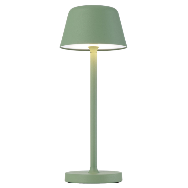Telbix Briana Rechargeable Table Lamp Green