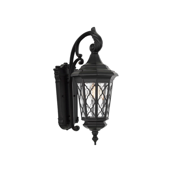 Telbix Brinley 28 Exterior Wall Light Black