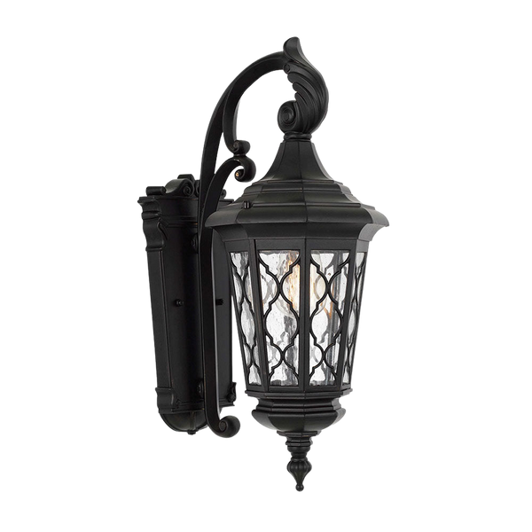 Telbix Brinley 35 Exterior Wall Light Black