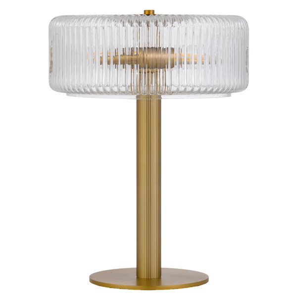 Telbix Brizo Table Lamp Antique Brass