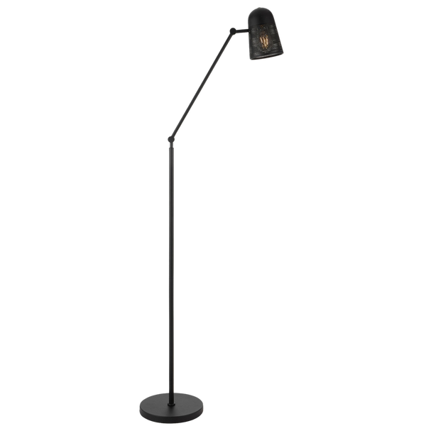 Telbix Cadena Floor Lamp Black