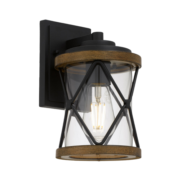 Telbix Capstan 25 Exterior Wall Light Black