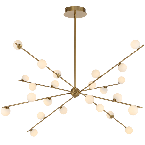 Telbix Captiva 24 Light Pendant Antique Gold