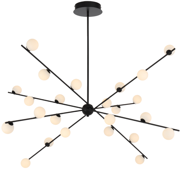Telbix Captiva 24 Light Pendant Black