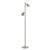 Telbix Carson Floor Lamp Nickel