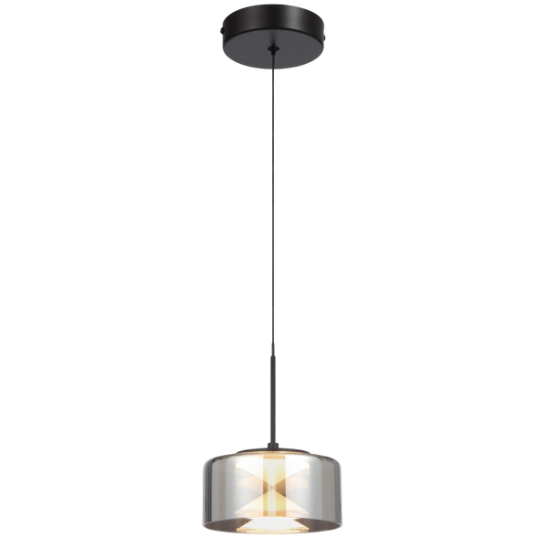 Telbix Cedro 1 Light Pendant Black