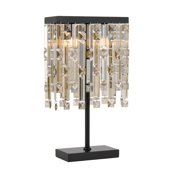 Telbix Cerone 2 Lights Table Lamp Black