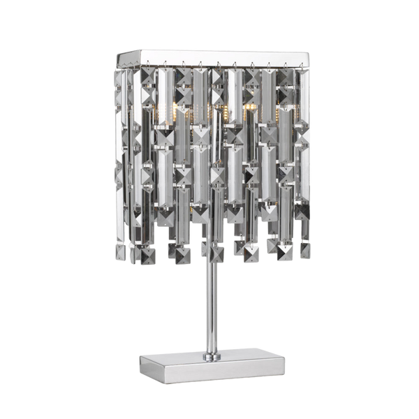 Telbix Cerone 2 Lights Table Lamp Chrome