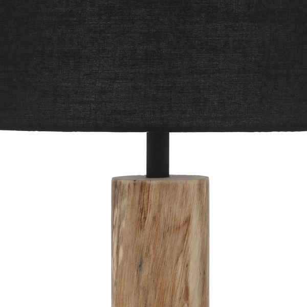 Telbix Chad Table Lamp Black
