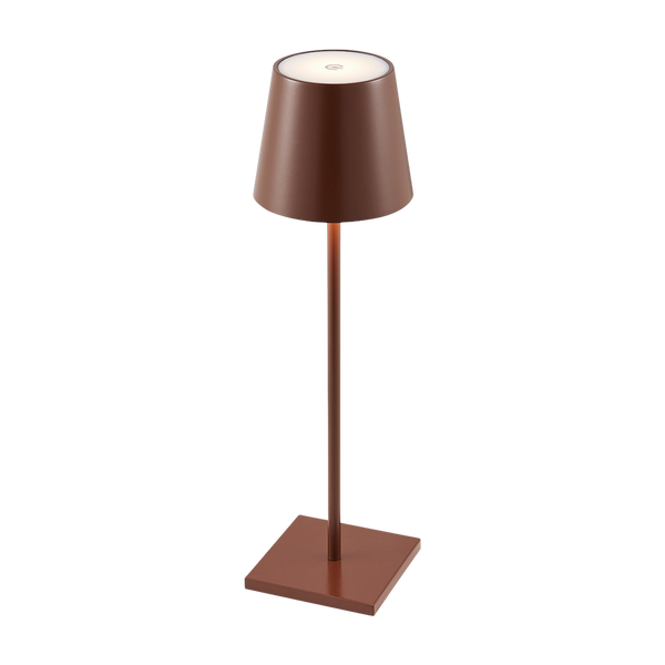 Telbix Clio Rechargeable Table Lamp Brown
