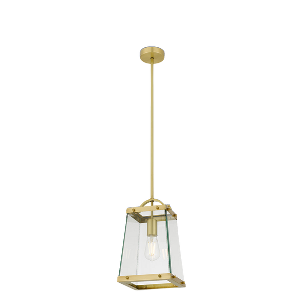 Telbix Colair 1 Light Solid Brass