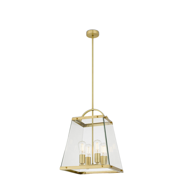 Telbix Colair 4 Lights Solid Brass