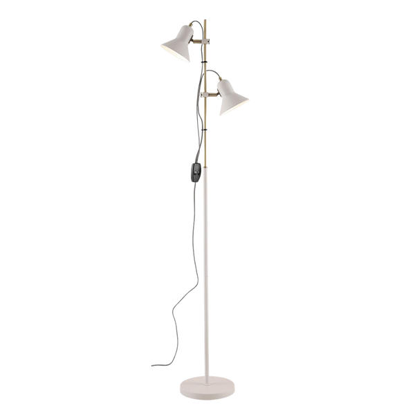 Telbix Corelli 2 Floor Lamp White