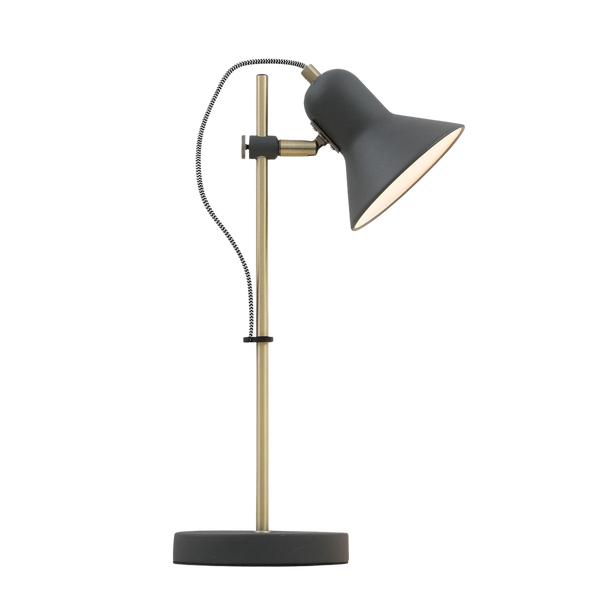 Telbix Corelli Table Lamp Dark Grey