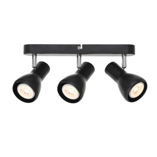 Telbix Curtis 3 Lights Spot Bar Black