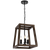 Telbix Dalton 3 Light Pendant Black