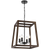 Telbix Dalton 4 Light Pendant Black