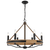 Telbix Darien 6 Light Pendant Ash Wood