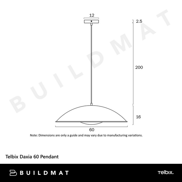 Telbix Daxia 60 Pendant White