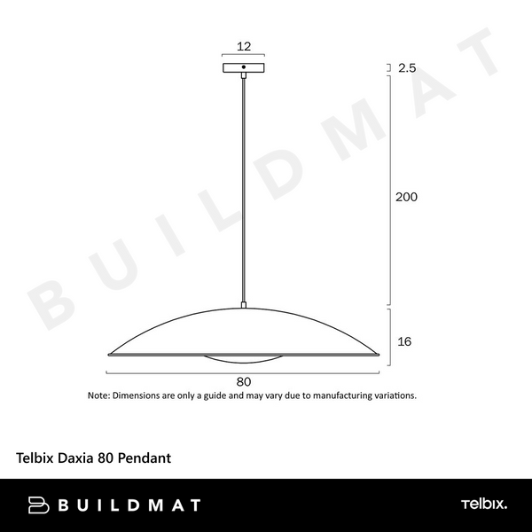 Telbix Daxia 80 Pendant White