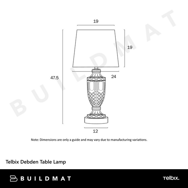 Telbix Debden Table Lamp Gold