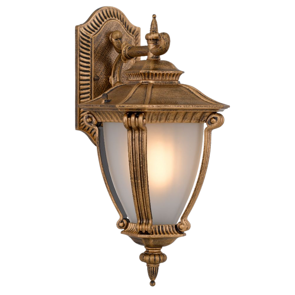 Telbix Delfino Exterior Wall Light Gold